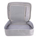 A gray Royal firesafe case with two open compartments.