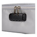 A silver Royal firesafe case with two handles and a zipper.