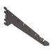 A Wanzl Wire Tech 100 18" shelf bracket with two holes on it.