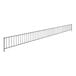 A long metal railing for a Wanzl Wire Tech base shelf.