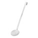 A Choice stainless steel skimmer with a long handle and a bowl with holes.