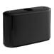 A black rectangular Tork countertop hand towel dispenser.