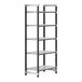 A metal Camshelving unit with five vented shelves.