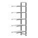A metal Camshelving® Elements XTRA add-on unit with four shelves.