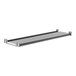 A grey metal Camshelving® shelf with a white background.