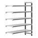 A Cambro Elements XTRA metal shelving unit with four shelves.