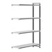 A metal Camshelving unit with four shelves.