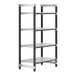 A metal Cambro Camshelving Elements starter unit with four shelves.