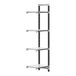 A white Cambro Camshelving Elements XTRA 4-shelf add-on unit.