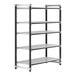 A Cambro Camshelving® Elements XTRA starter unit with shelves.