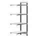 A white Cambro Camshelving® Elements XTRA 4-Shelf Combo Add-On Unit.