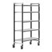 A Cambro Camshelving Elements mobile unit with 5 vented shelves.