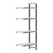 A metal Camshelving Elements add-on unit with four shelves.