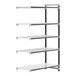 A white Camshelving® Elements XTRA 5-shelf combo add-on unit.