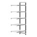 A metal Cambro Camshelving Elements XTRA add-on unit shelf with four shelves.