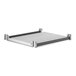 A white and grey metal Cambro Camshelving® Elements shelf.