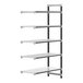 A Cambro Camshelving® Elements XTRA Add-On Unit shelf.