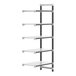 A white and gray Cambro Camshelving® Elements XTRA add-on shelf.