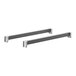 A pair of grey metal Cambro Camshelving® XTRA traverses.