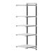 A white Camshelving® Elements XTRA Add-On Unit shelf with black legs.