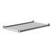 A white metal Cambro Camshelving® shelf kit with vented shelves.