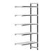 A Cambro Camshelving Elements XTRA add-on unit with shelves.