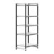 A metal Cambro Camshelving Elements starter unit with shelves.