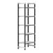 A black Cambro Camshelving® Elements XTRA 5-shelf starter unit.