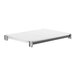 A white rectangular Camshelving® Elements shelf with black metal corners.