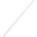 A white straw on a white background.