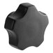 A black plastic hexagon-shaped knob for an Estella SL Series meat slicer.
