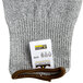 A pair of grey Cordova Monarch engineered fiber gloves with a white label.