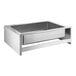 A Steelton stainless steel rectangular mop sink with a rectangular bottom.