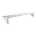 A white rectangular Lavex stainless steel wall mount shelf.