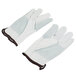 A pack of two Cordova leather driver's gloves with white stitching.