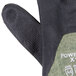 A pair of black Cordova Power-Cor heavy duty gloves with black foam nitrile coating.