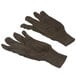 A pack of two extra large brown Cordova Jersey Gloves.