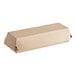 A rectangular brown Bagcraft Eco-Flute cardboard box with a lid on a white background.