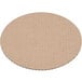 A Baker's Mark white corrugated cake circle with a thin line.