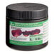 A black jar of Sosa Freeze-Dried Red Rose Petals with a label.