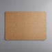 A close-up of a Baker's Mark white corrugated full sheet cake pad.