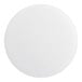 A round, white, corrugated grease-resistant cake circle.