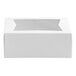 A white bakery box with a clear window on top, designed for cakes, donuts, or pastries.