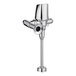 A silver metal Delta Faucet exposed solar sensor for urinals.