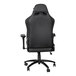 A black Flash Furniture gaming chair with 4D armrests and a headrest pillow.