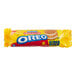 A yellow Nabisco package of Oreo Double Stuf Golden cookies.