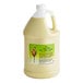 A gallon jug of white liquid with a white label that reads "I. Rice Key Lime Hard Serve Ice Cream"