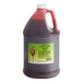 A gallon jug of I. Rice Cotton Candy hard serve ice cream flavoring with a red lid.