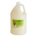 A white jug of I. Rice Coconut Hard Serve Ice Cream Flavor with a green label.