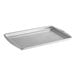 A silver rectangular DoughMakers jelly roll pan.